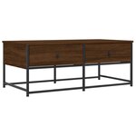 vidaXL Table basse chêne marron 100x51x40 cm bois d'ingénierie