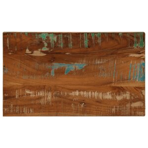 vidaXL Dessus de table 50x20x3 8 cm rectangulaire bois massif récupéré