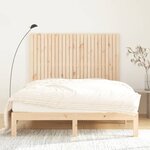 vidaXL Tête de lit murale 159 5x3x110 cm Bois massif de pin