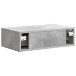 vidaXL Table d'appoint murale 59 x 34 5 x 17 cm Bois d'ingénierie