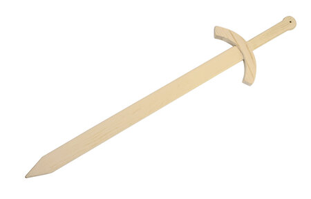 Épée en bois pour enfant 54 x 13 5 x 2 cm