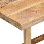 vidaXL Bureau 180x120x76 cm Bois de manguier massif