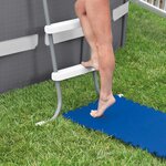 Intex Bâches de sol de piscine 8 Pièces 50 x 50 cm Bleu