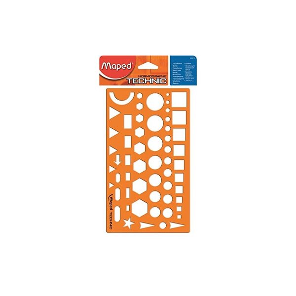 Maped Gabarit NORMOGRAPHE TECHNIC, orange