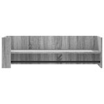 vidaXL Étagère murale sonoma gris 100x35x30 5 cm bois ingénierie
