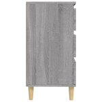 vidaXL Buffet Sonoma gris 60x35x70 cm Bois d'ingénierie
