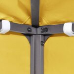 vidaXL Toile de toit de belvédère 270 g/m² 4x3 m Jaune
