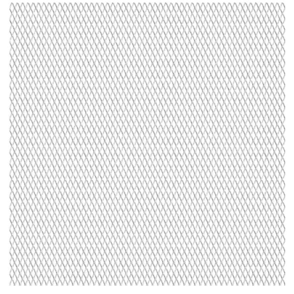 vidaXL Panneau de grillage de jardin Acier inox 50x50 cm 20x10x2 mm