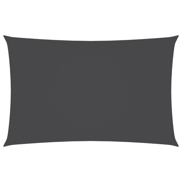 vidaXL Voile de parasol tissu oxford rectangulaire 4x7 m anthracite