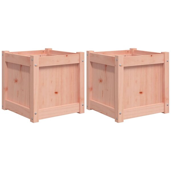 vidaXL Jardinières 2 Pièces bois massif douglas