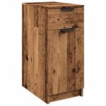 vidaXL Armoire de bureau vieux bois 33x50x75 cm bois d'ingénierie