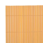 vidaXL Clôture de jardin double face 110x300 cm Jaune