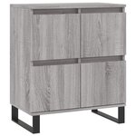 vidaXL Buffet Sonoma gris 60x35x70 cm Bois d'ingénierie