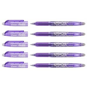 Stylo roller FRIXION BALL 05 violet x 5 PILOT