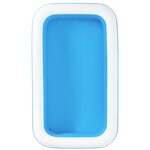 Bestway piscine rectangulaire 305x183x46 cm bleu