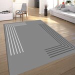 Tapis d'intérieur GREC 80 x 150 cm - Gris