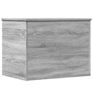 vidaXL Boîte de rangement sonoma gris 60x42x46 cm bois d'ingénierie