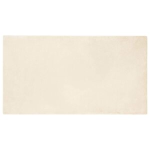 vidaXL Tapis en Fourrure Synthétique de Lapin Crème 80 x 150 cm