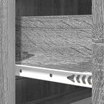 vidaXL Armoire à tiroirs Sonoma gris 66 x 34 5 x 92 cm
