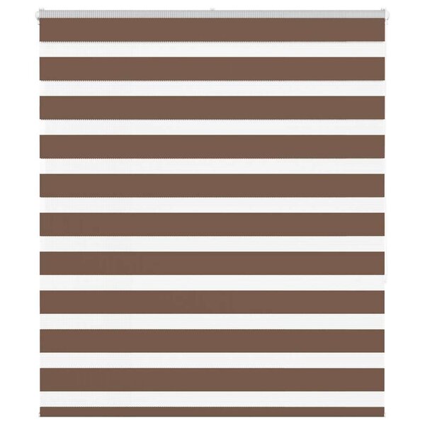 vidaXL Store zèbre marron 130x150cm largeur du tissu 125 9cm polyester