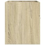 vidaXL Armoire lavabo de salle de bain chêne sonoma bois d'ingénierie