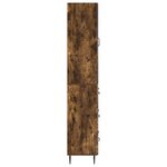 vidaXL Ensemble de Meubles 2 Pièces Chêne fumé 66 x 34 5 x 90 cm