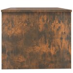 vidaXL Table basse chêne fumé 80x50x42 5 cm bois d'ingénierie