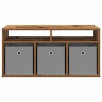 vidaXL Basboard avec tiroir Bois ancien 87 x 27 5 x 43 cm