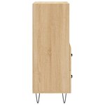vidaXL Buffet Chêne sonoma 34 5x34x90 cm Bois d'ingénierie