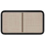 vidaXL Tête de lit avec tête de lit Noir 100 x 55 x 3 cm Rotin