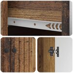 vidaXL Buffet Bois ancien 66 x 34 5 x 90 cm Bois d'ingénierie