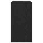 vidaXL Table console chêne noir 89x41x76 5 cm bois d'ingénierie