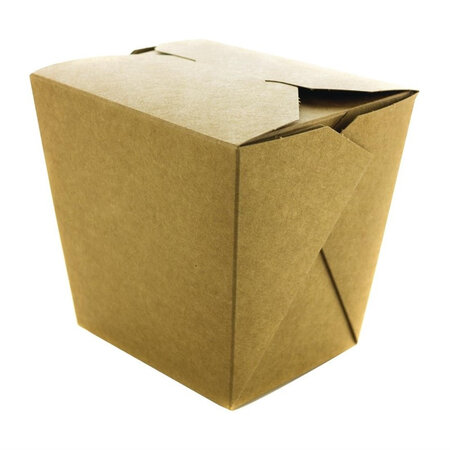 Lot de 400 boîtes à Pâtes Kraft 1L - Vegware - Papier carton