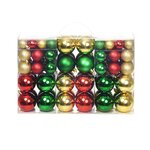 Boules de Noël 100 Pièces Rouge/Doré/Vert
