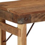 vidaXL Bancs Marron Bois massif