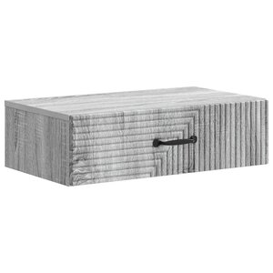 vidaXL Table d'appoint murale 59 x 34 5 x 17 cm Bois d'ingénierie