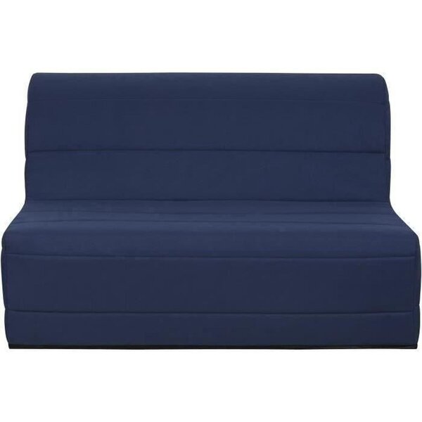 Banquette BZ 140 x 190 - Tissu bleu marine - MELISSA