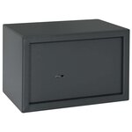 vidaXL Coffre-fort Gris foncé RAL7016 20 x 31 x 20 cm Acier