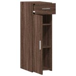 vidaXL Buffet chêne marron 30x42 5x93 cm bois d'ingénierie
