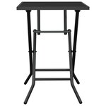 vidaXL Table de jardin pliable anthracite 50x50x72 cm maille d'acier