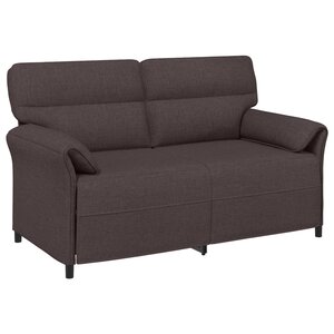 vidaXL Canapé 100 polyester cadre en métal MDF Contreplaqué