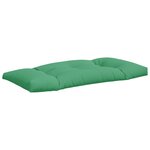 vidaXL Coussins de palette lot de 3 vert tissu