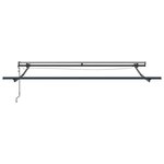 vidaXL Auvent rétractable automatique avec LED anthracite et blanc