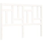 vidaXL Cadre de lit sans matelas blanc 120x200 cm bois de pin massif