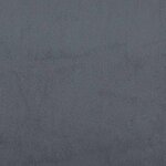 vidaXL Coussins de siège 2 Pièces Gris foncé Ø 40 x 13 cm Velours