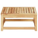 vidaXL Table de jardin 63x63x30 cm bois d'acacia solide