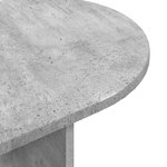 vidaXL Table console Gris béton 100 x 39 5 x 75 cm Bois d'ingénierie