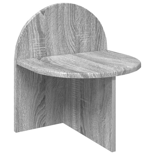 vidaXL Table de chevet Gris Sonoma 40 x 35 5 x 45 5 cm