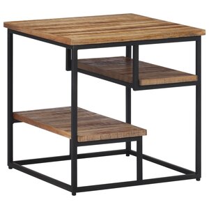 vidaXL Table d'appoint 50x50x50 cm teck de récupération massif