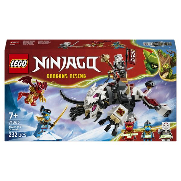 71863 Zilvar et Grimtak la bête draconique ® NINJAGO®